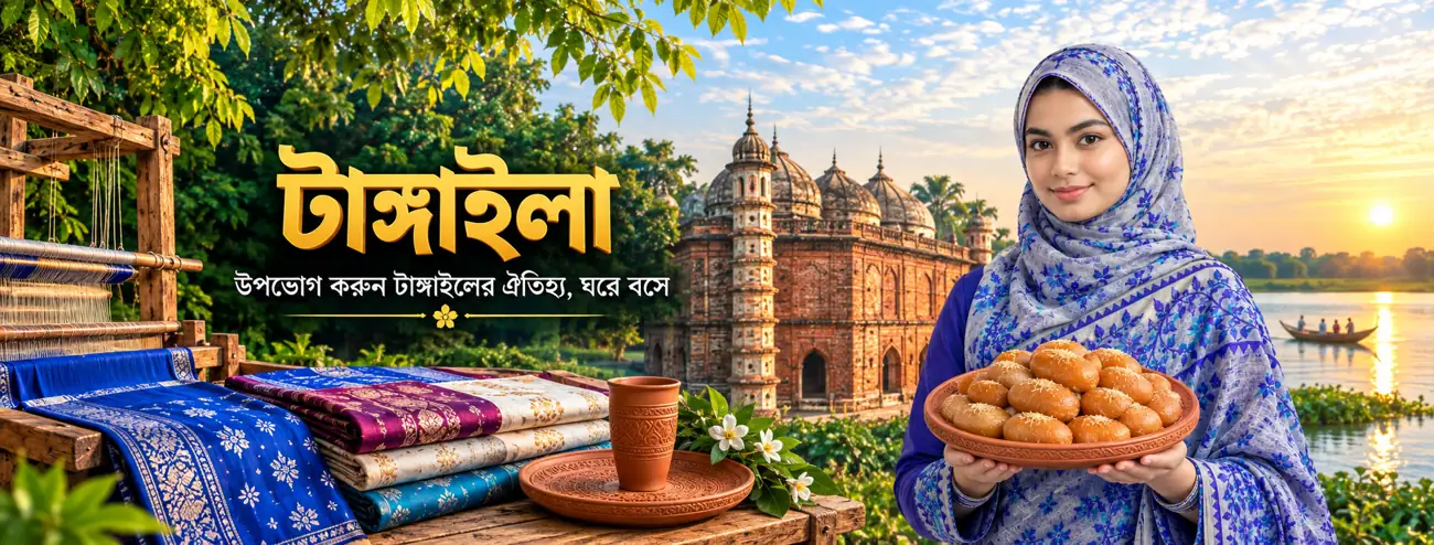 টাঙ্গাইলা: উপভোগ করুন টাঙ্গাইলের ঐতিহ্য, ঘরে বসে